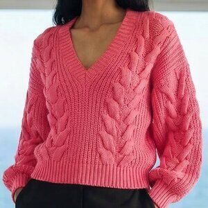 $565 IRO Paris Arwy V-neck Sweater XS
